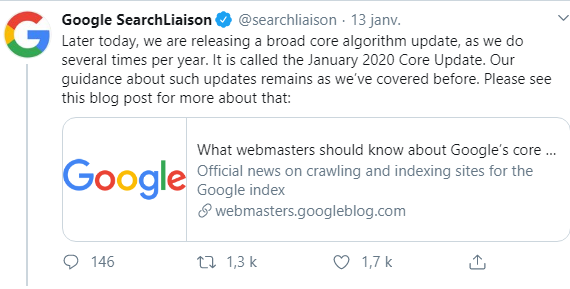 SEO January Core Update