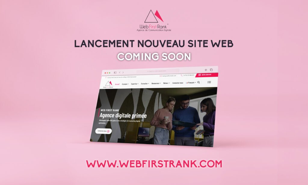 Web First Rank lance prochainement son nouveau site web