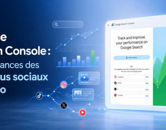 comment connecter Instagram, TikTok, X et YouTube à Search Console