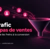 Infographie des 7 freins à la conversion d’un site qui a du trafic mais pas de ventes, avec l’outil gratuit pour tester chacun : GA4, Search Console, Clarity, PageSpeed Insights