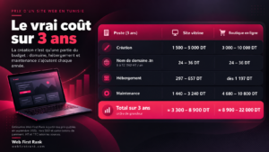 Le vrai coût d’un site web sur 3 ans