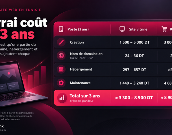 Le vrai coût d’un site web sur 3 ans
